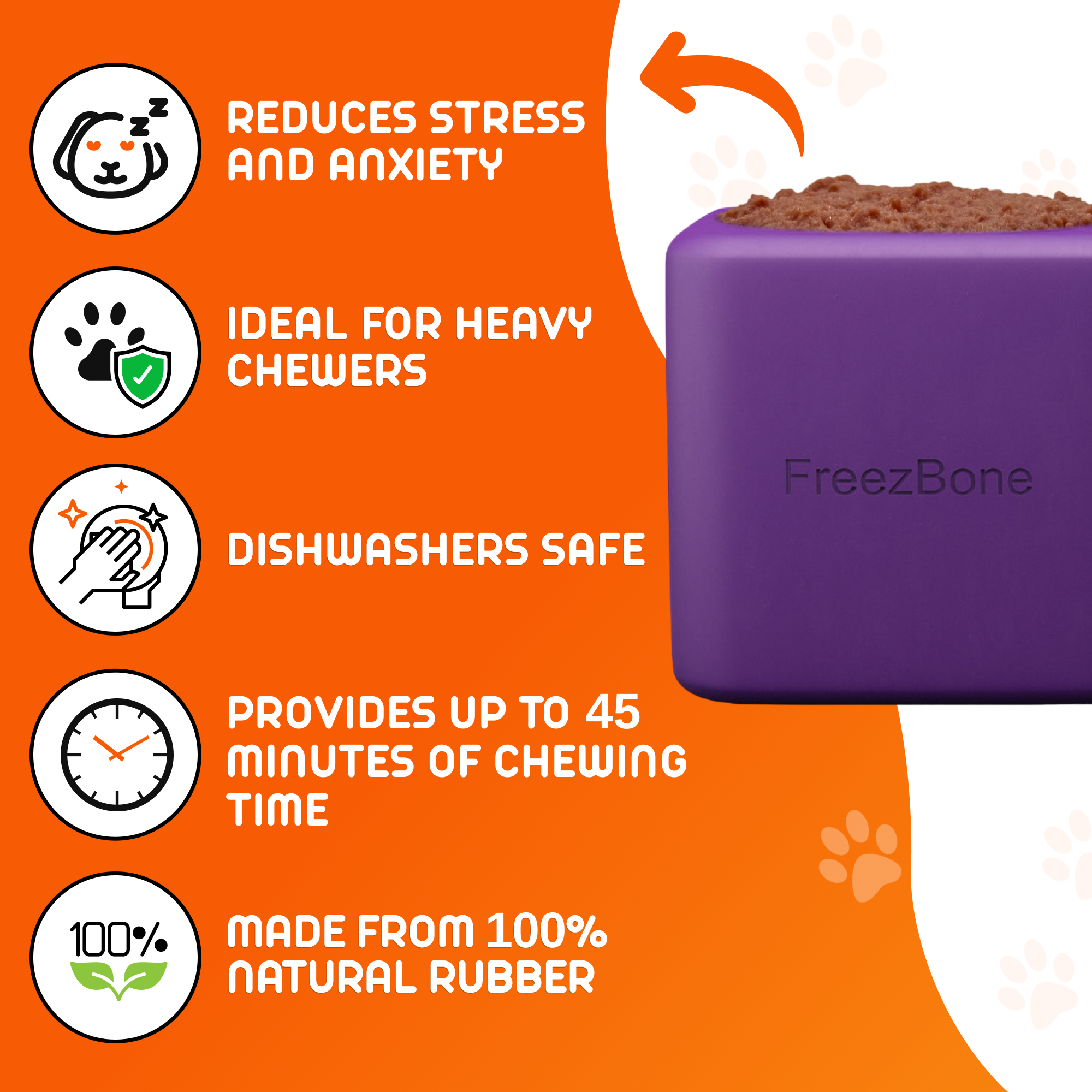 Freezbox Super Tough Treat Toy – Durable Freezable Chew for Power Chewers