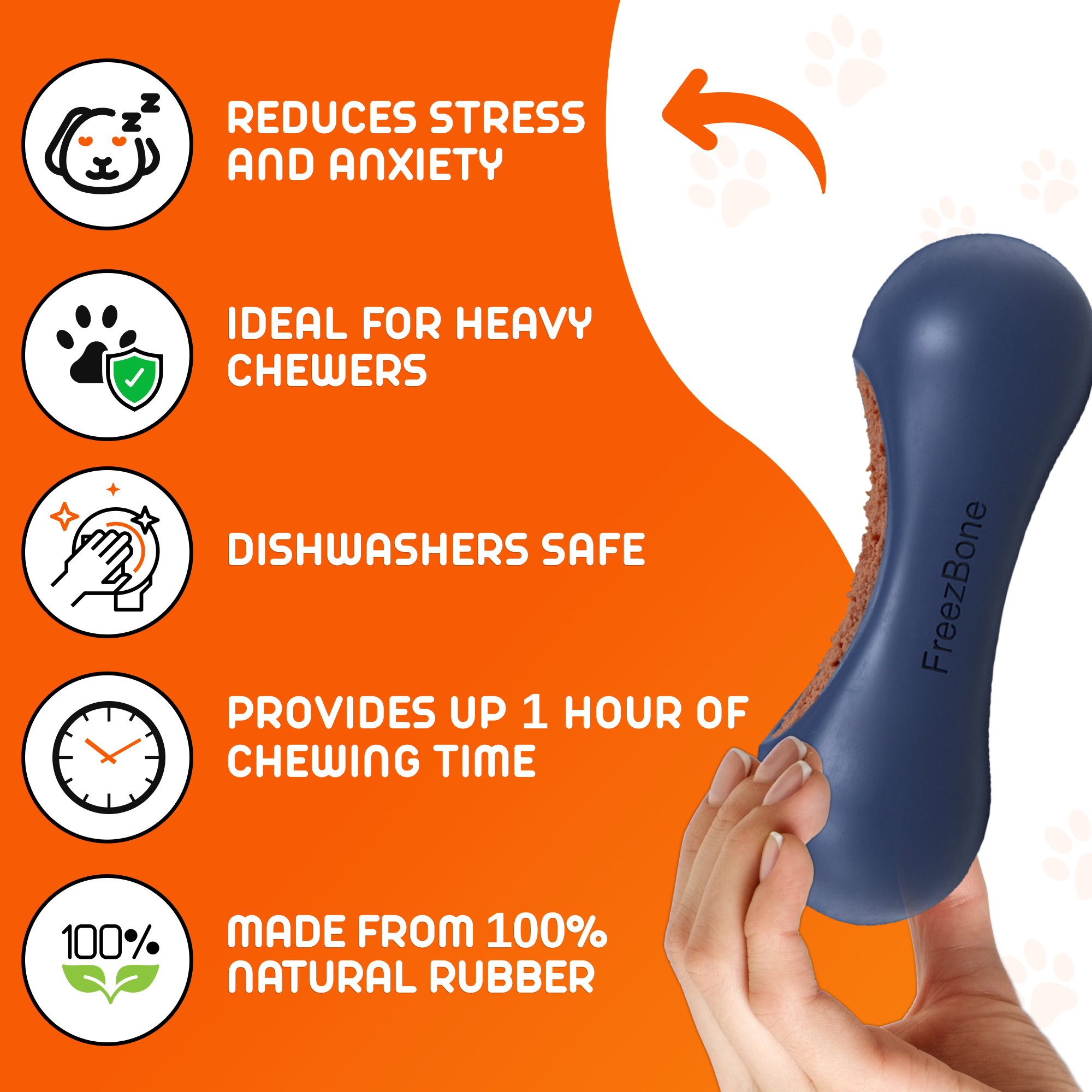 Freezstick – Durable Freezable Enrichment Chew for Strong Chewers