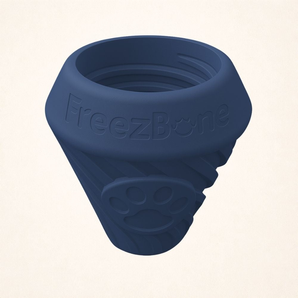 FreezCone Dog Enrichment Toy – Freezeable Slow Feeder & Treat Dispensing Toy for Tough Chewers