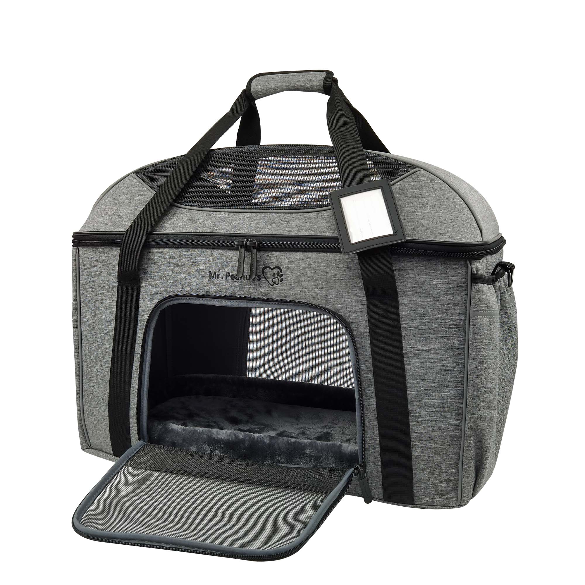 Mr. Peanut’s Coronado Series Pet Car Seat & Portable Travel Crate for Dogs and Cats – Secure Car Booster & Mobile Carrier