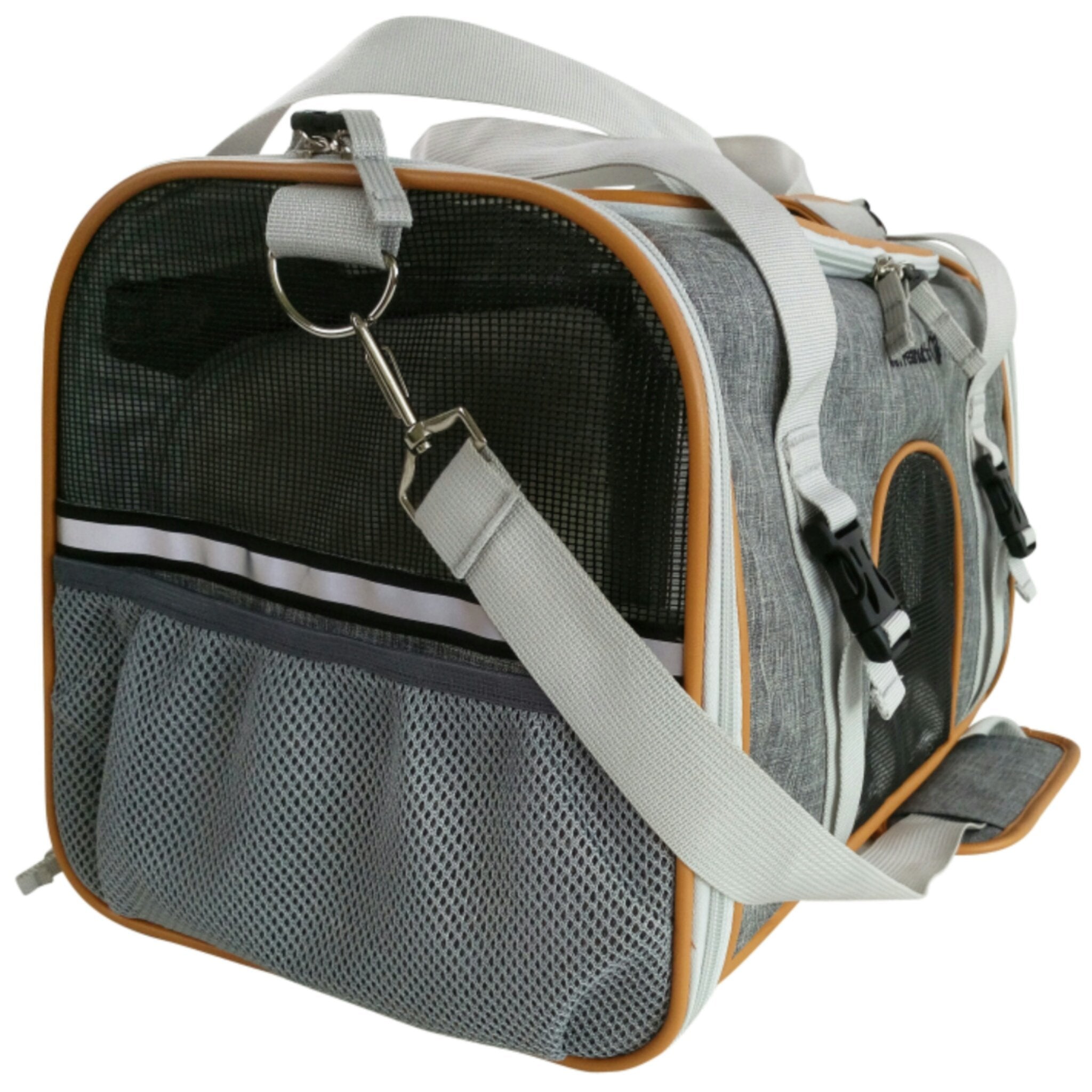 Expandable Soft-Sided Pet Carrier by Mr. Peanut’s – Airline-Approved for Travel