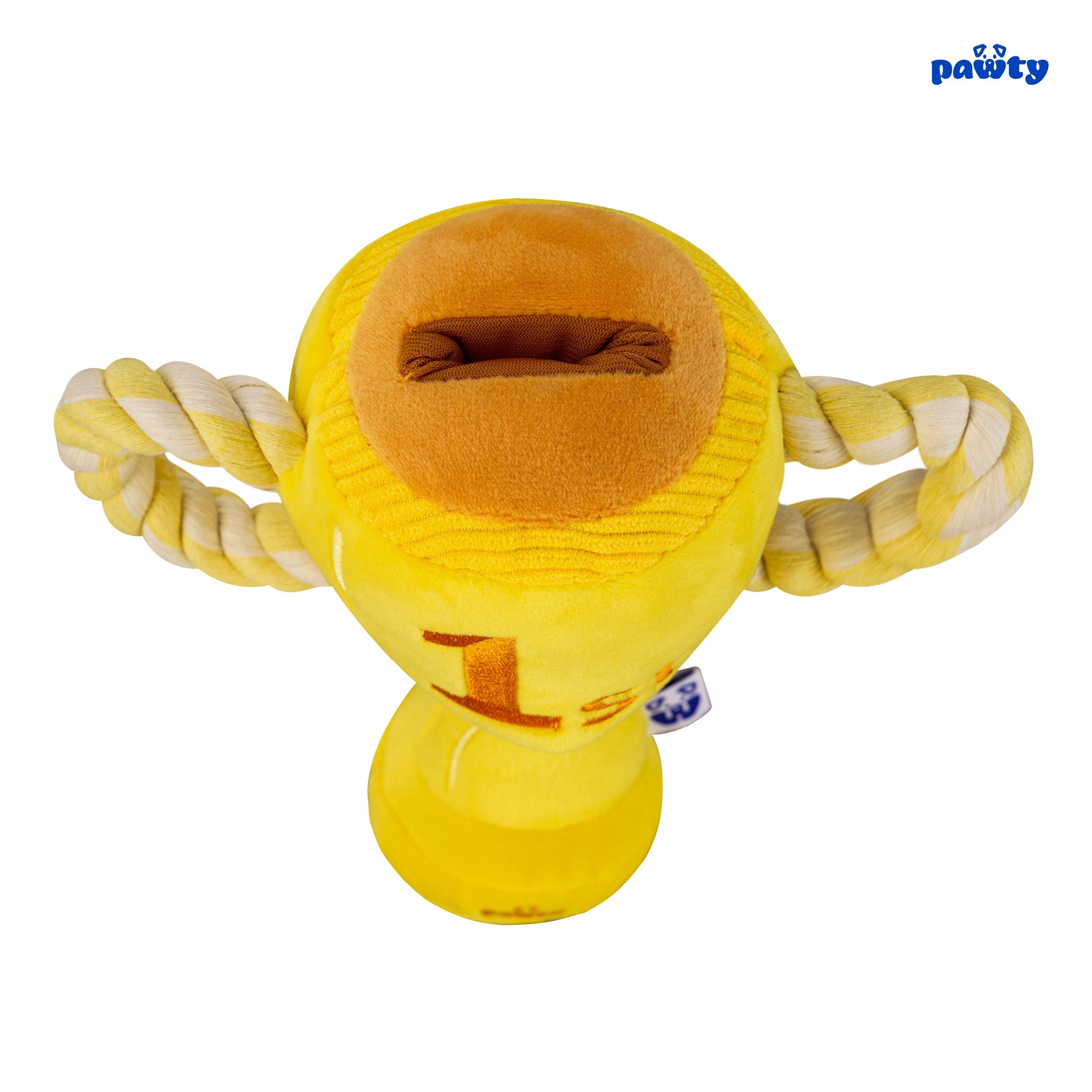 Trophy Interactive Dog Toy – Snuffle Tug Rope Toy with Squeaker for Dogs