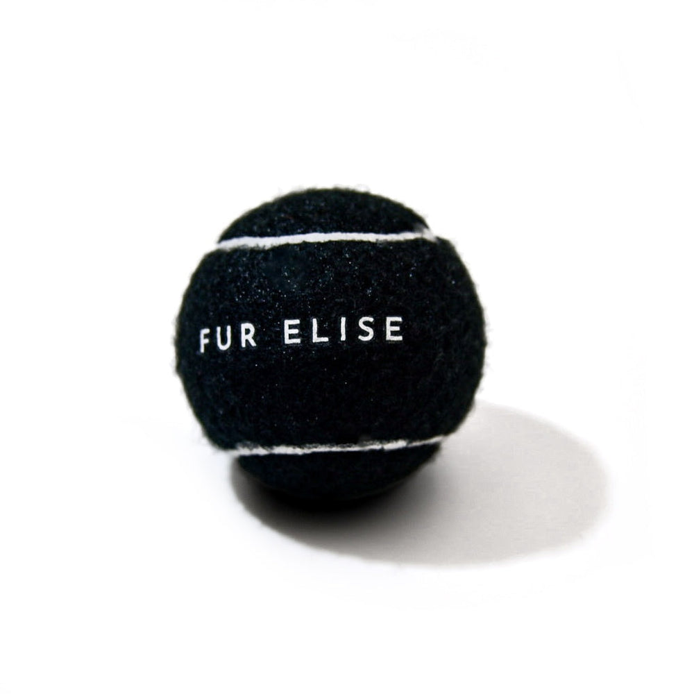 Classic Tennis Ball – Noir Edition | Pet-Safe, Durable Fetch Toy for Dogs