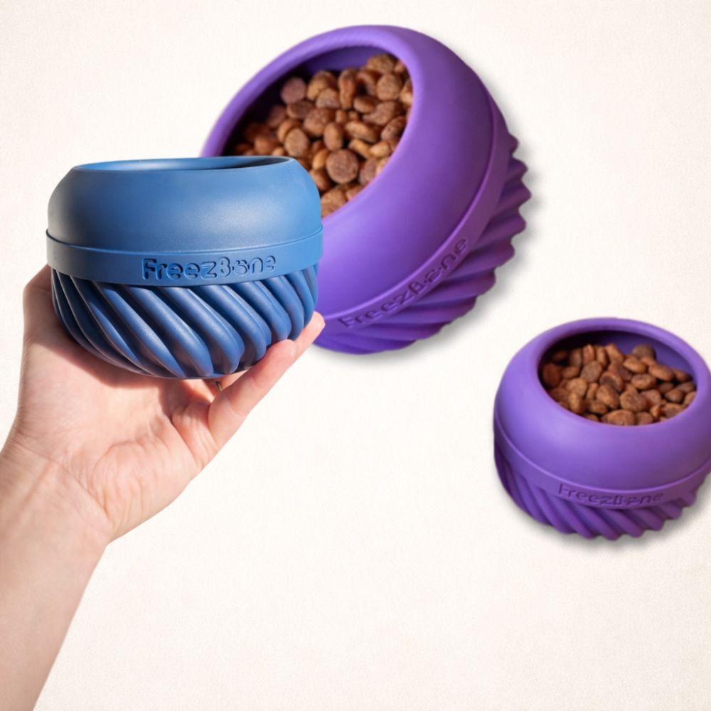 FreezJumbo™ Dog Enrichment Toy – Freezeable Slow Feeder for Large Dogs & Aggressive Chewers