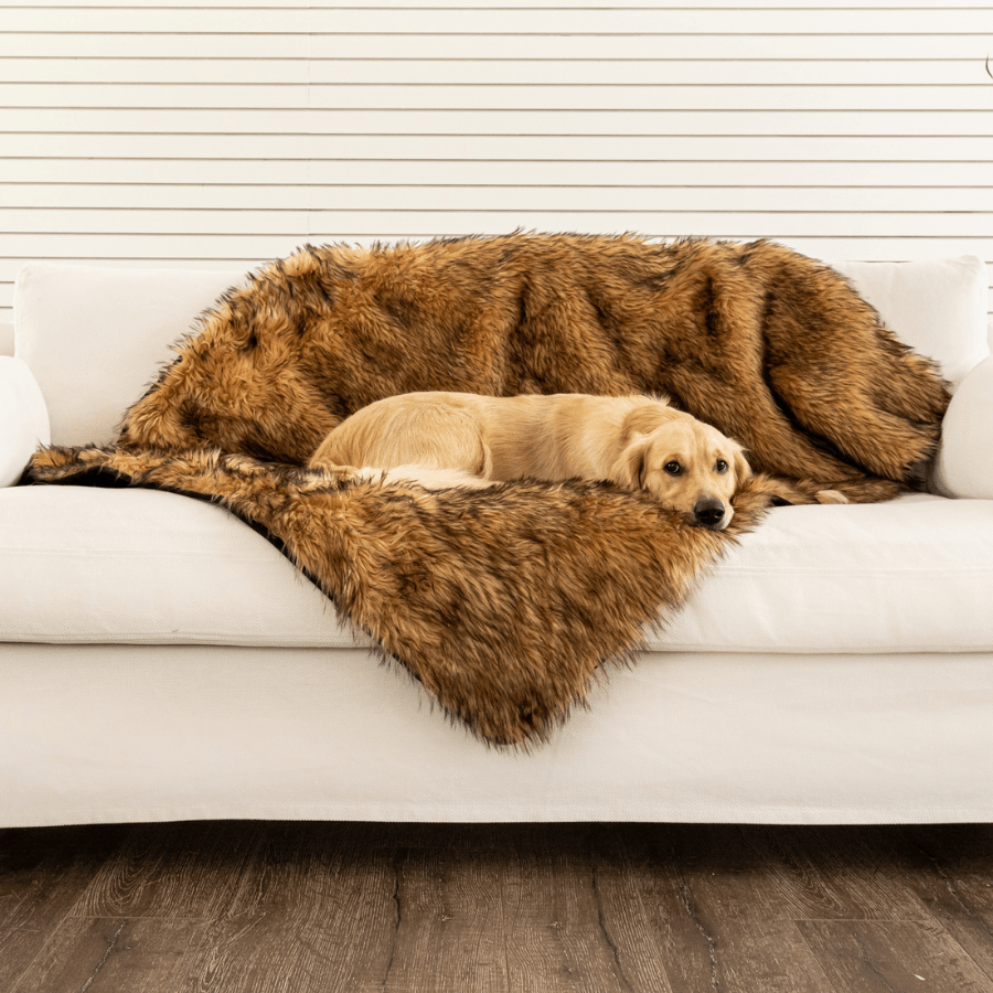 PupProtector™ Waterproof Dog Blanket – Durable, Washable, Throw Furniture Protector for Pets - Sable Tan