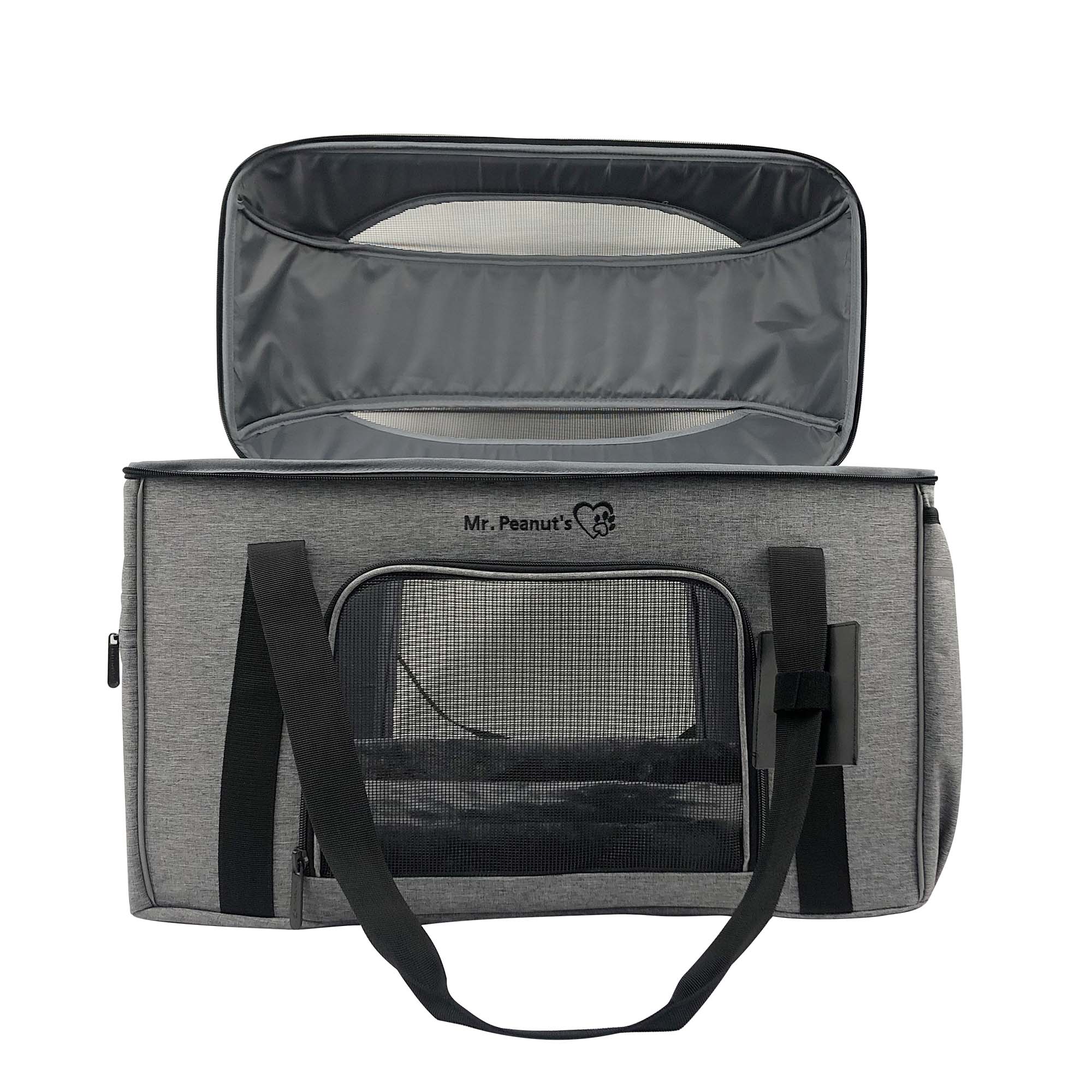 Mr. Peanut’s Coronado Series Pet Car Seat & Portable Travel Crate for Dogs and Cats – Secure Car Booster & Mobile Carrier