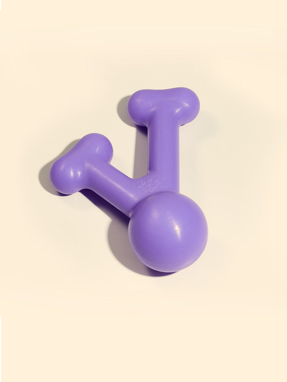 Yomp FunnyBone Dog Toy – Durable Silicone Chew & Tug Toy with GnawRight™ Texture