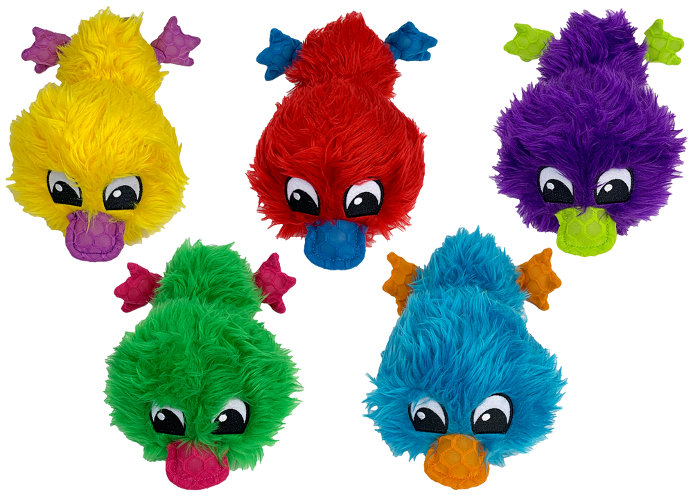 Deanie the Duck Plush Dog Toy – 9" Squeaky Fun by Multipet (Assorted Colors)