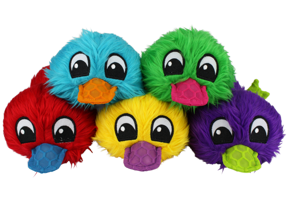 Deanie the Duck Plush Dog Toy – 9" Squeaky Fun by Multipet (Assorted Colors)