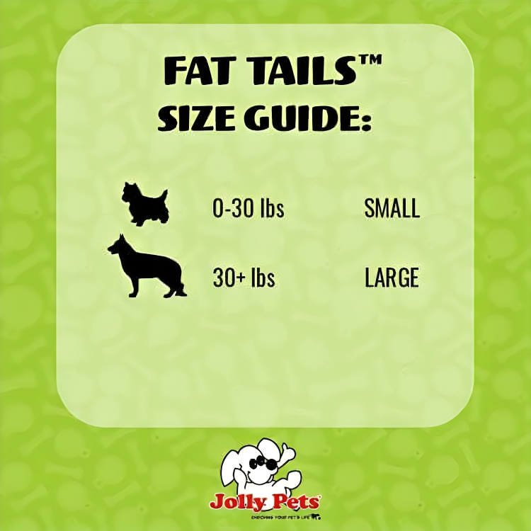 JollyPet Fat Tail Kangaroo Dog Toy – Durable, Squeaky, and Fun Chew Toy for All Breeds
