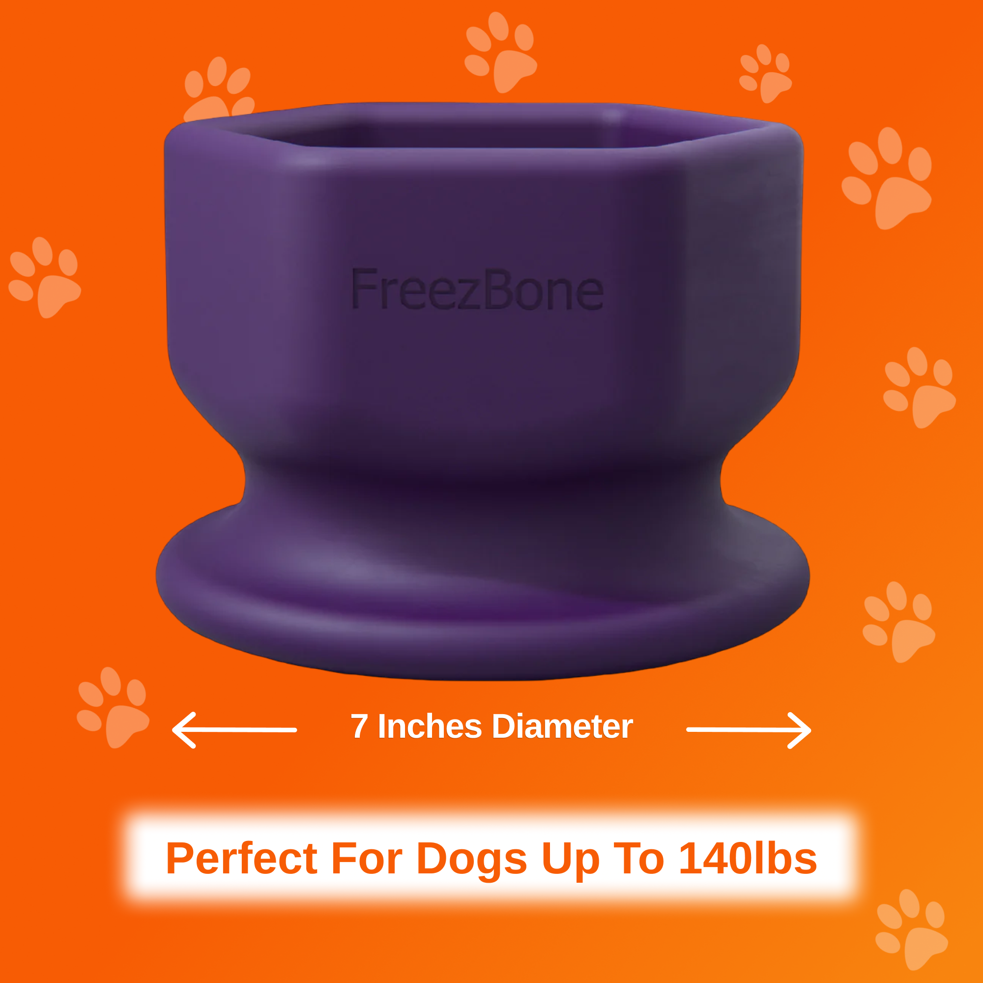 FreezCup Refillable Dog Enrichment Chew Toy – Freezable & Dishwasher Safe