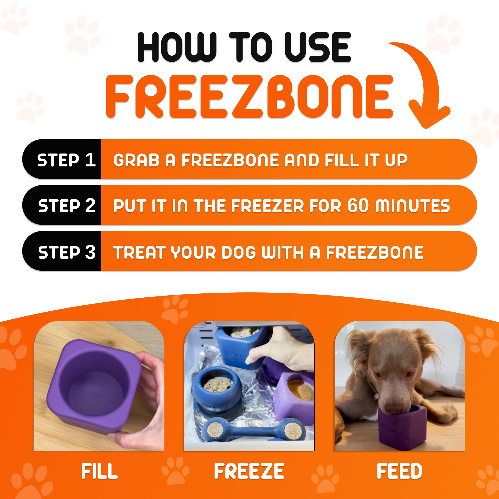 Freezbox Super Tough Treat Toy – Durable Freezable Chew for Power Chewers
