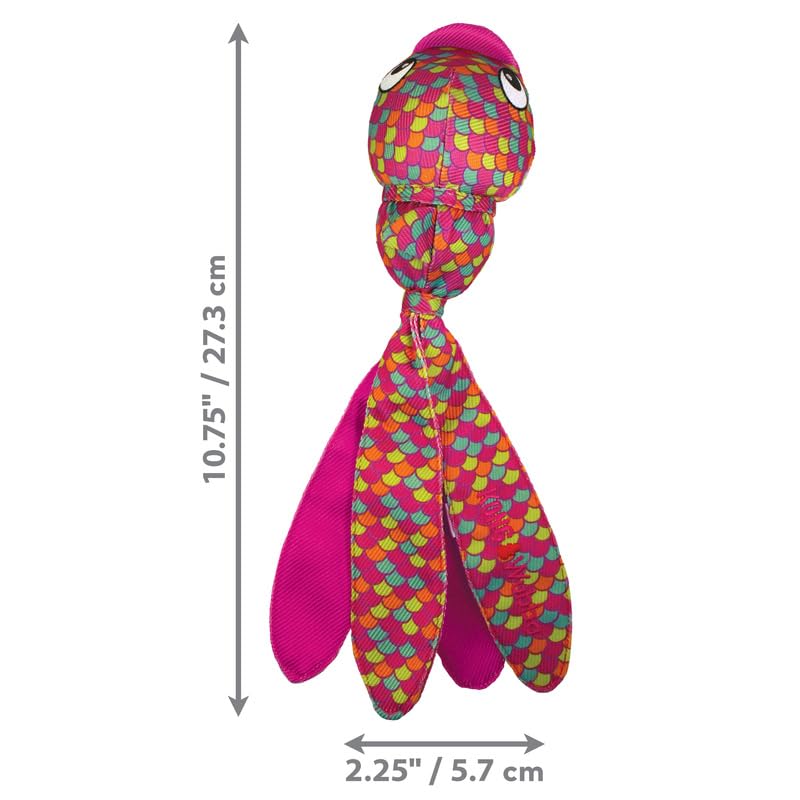 KONG Wubba Finz Dog Toy – Durable & Fun Interactive Play - Pink