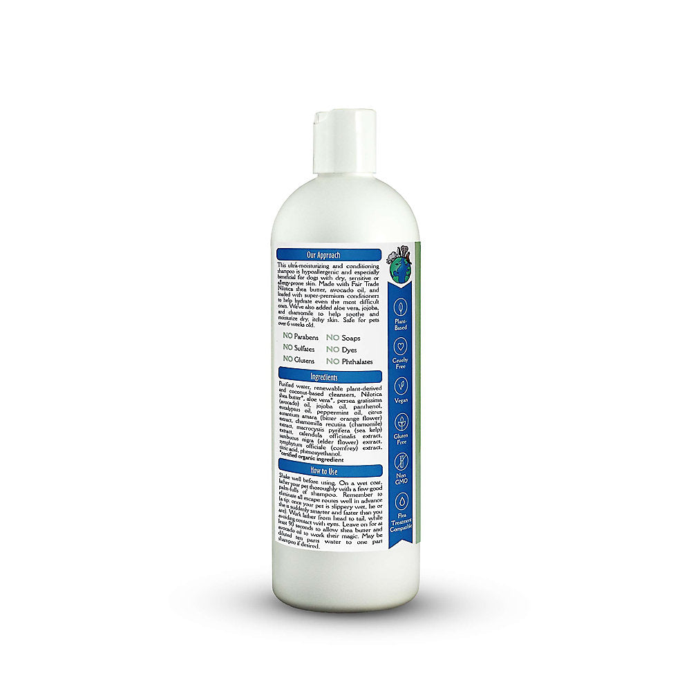 Hypoallergenic Shea Butter Shampoo by EARTHBATH, 16 oz
