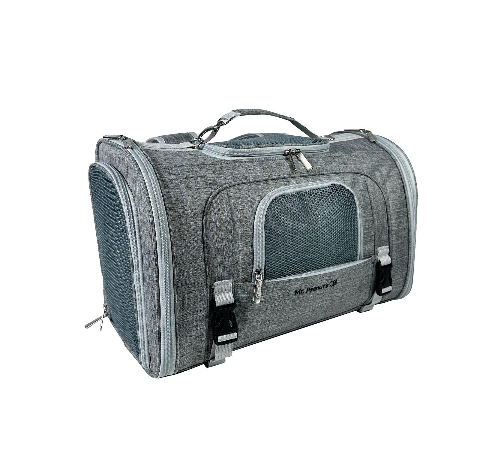 Mr. Peanut’s Monterey Series Horizontal Backpack Pet Carrier – Airline Approved & Travel Ready
