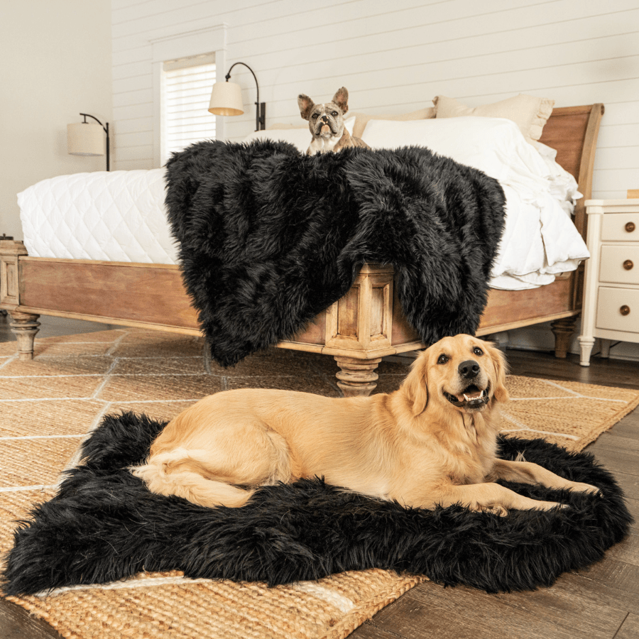PupProtector™ Waterproof Dog Blanket – Durable, Washable, Throw Furniture Protector for Pets - Midnight Black