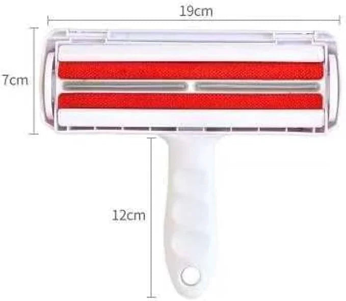 Miracle Brands Reusable Pet Hair Remover Roller – Red | Self-Cleaning & Eco-Friendly