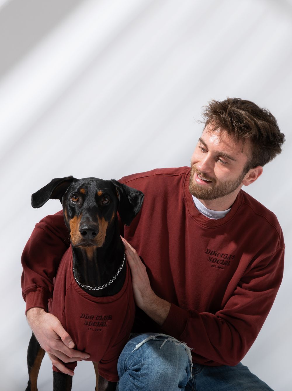 Limited Edition DCS Pullover – Renewed Maroon Oversized French Terry Sweatshirt