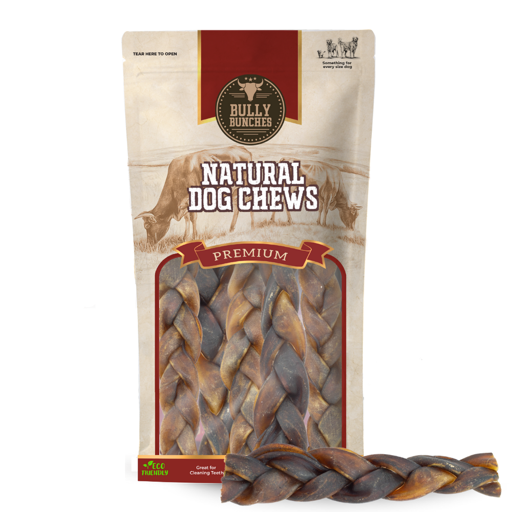 Small Braided Collagen Stick for Dogs (5–6 Inch) – Long-Lasting, Rawhide-Free Chew