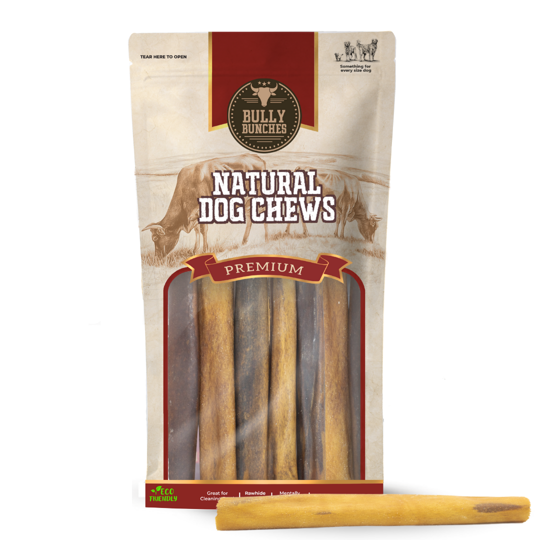 5–6 Inch Beef Collagen Sticks for Dogs – Rawhide-Free, Single-Ingredient, Long-Lasting Natural Chews