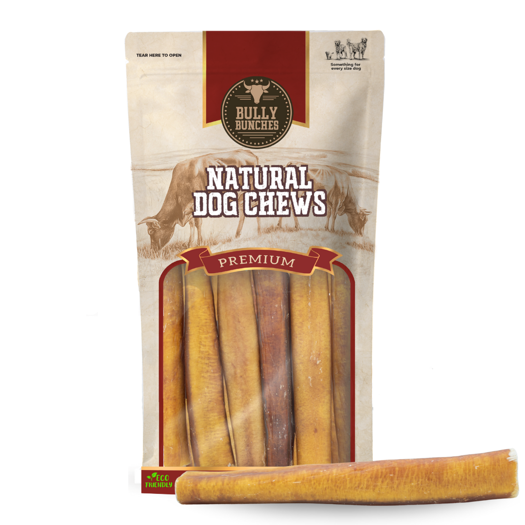 6 Inch Jumbo Bully Stick – All-Natural, Single-Ingredient Beef Dog Chew