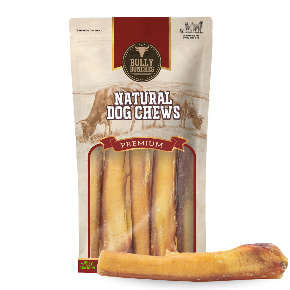 6-Inch Monster Bully Sticks – Extra Thick Natural Dog Chews for Power Chewers