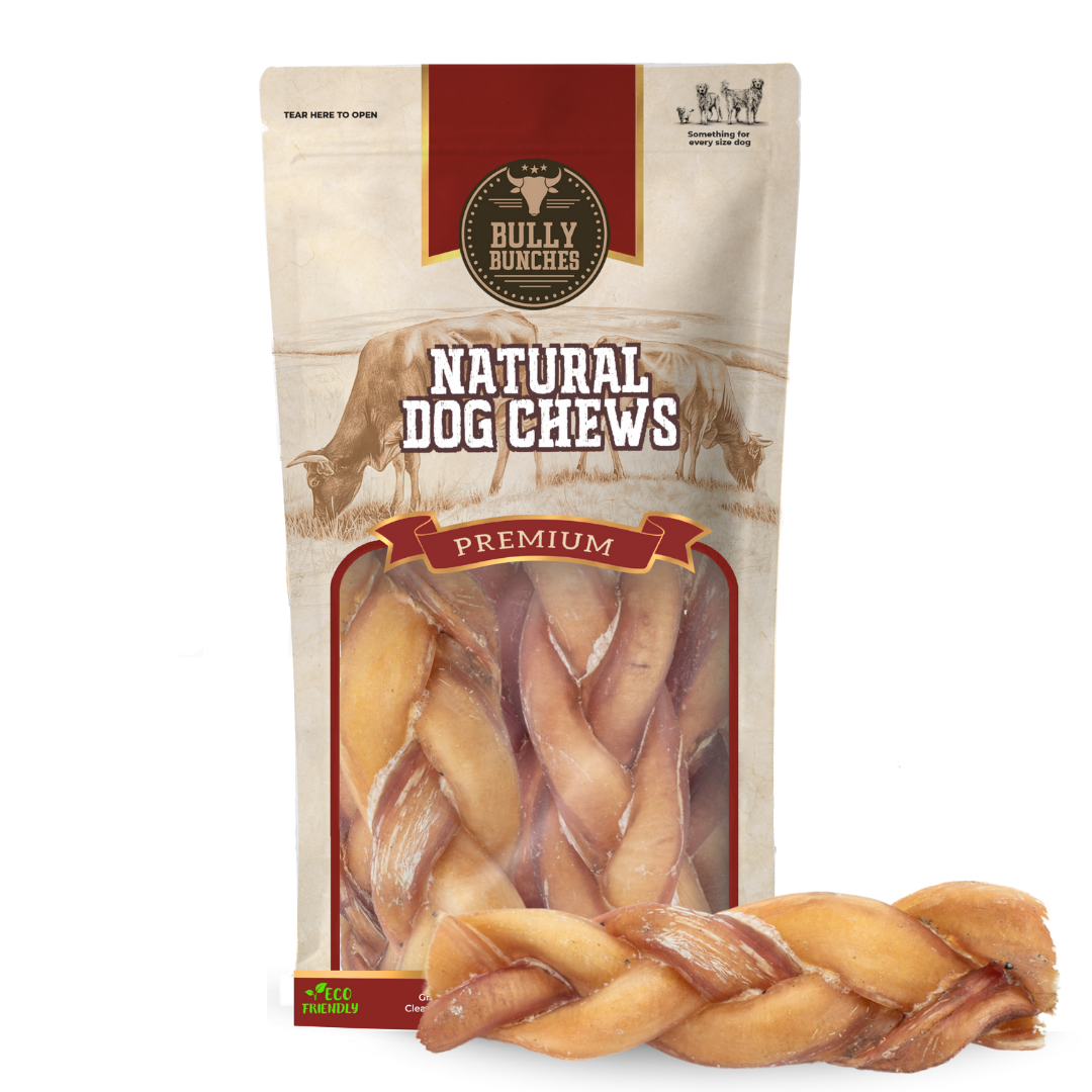 6-Inch Monster Braided Bully Stick for Dogs – All-Natural, Long-Lasting Chew