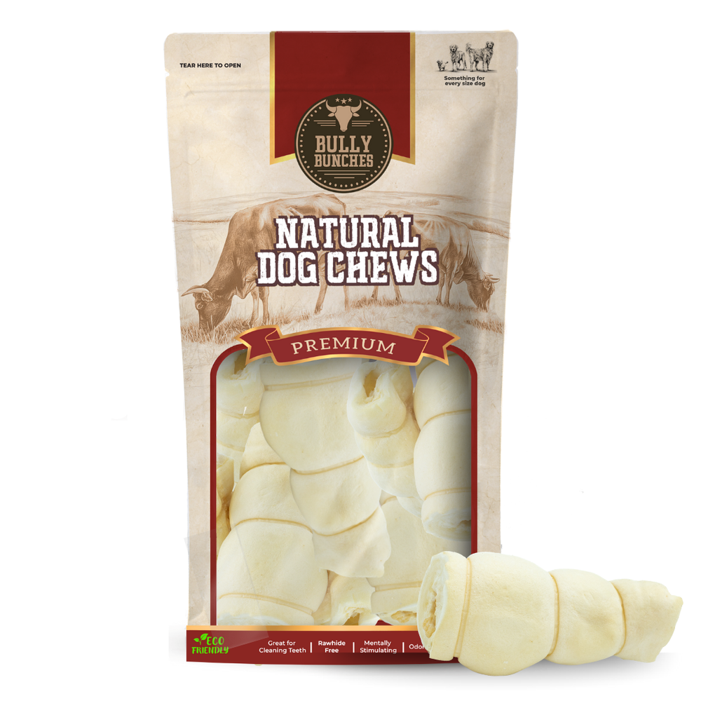 Bully Bunches 5–6 Inch Beef Cheek Roll – Long-Lasting Natural Dog Chew