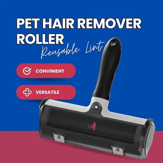 The Miracle Brands™ Pet Hair & Lint Remover – Reusable Self-Cleaning Roller Brush for Furniture, Clothes & Car Seats