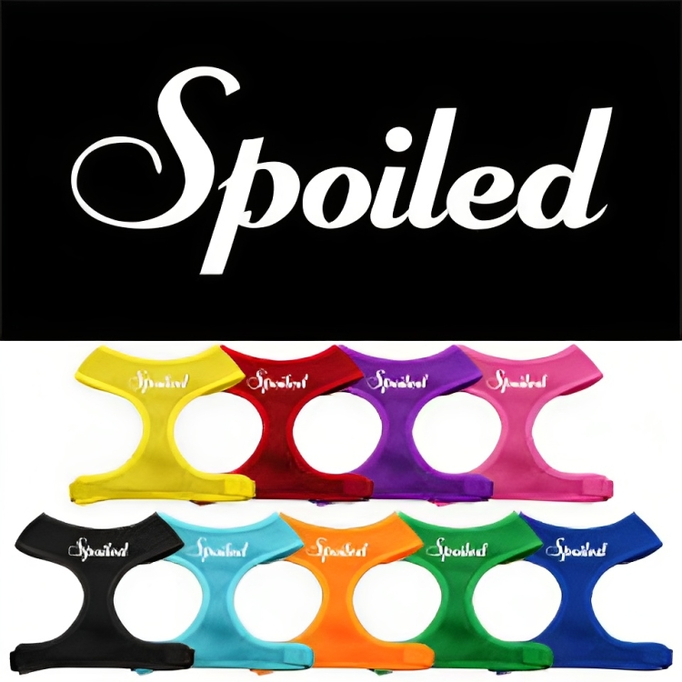Luxury 'Spoiled' Soft Mesh Dog Harnesses - Comfort Meets Style!