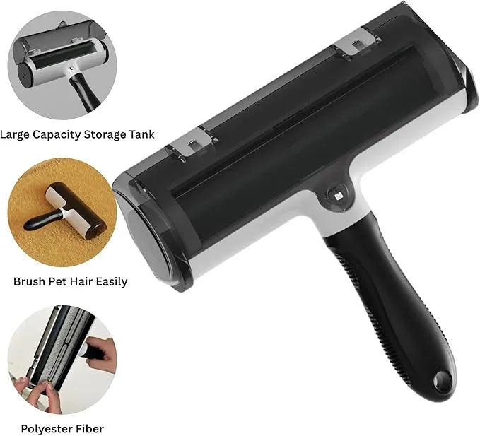 The Miracle Brands™ Pet Hair & Lint Remover – Reusable Self-Cleaning Roller Brush for Furniture, Clothes & Car Seats