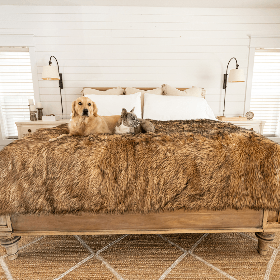 PupProtector™ Waterproof Dog Blanket – Durable, Washable, Throw Furniture Protector for Pets - Sable Tan