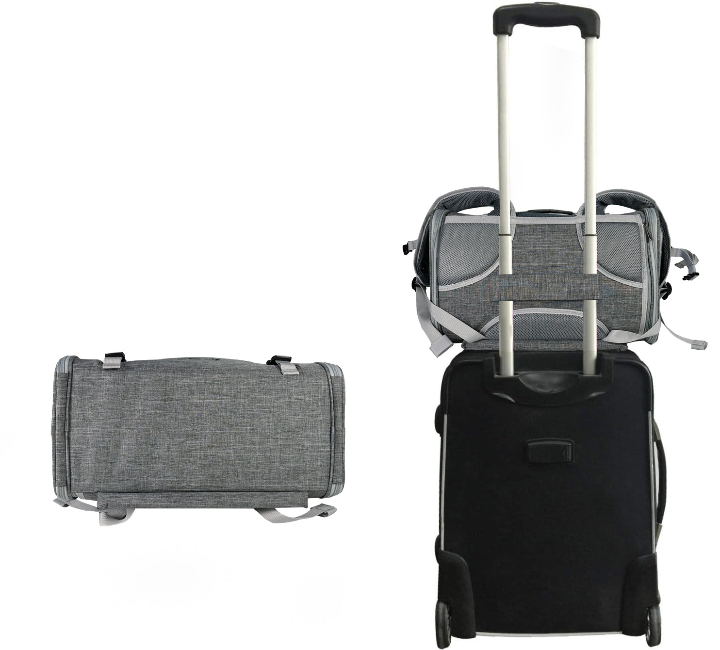 Mr. Peanut’s Monterey Series Horizontal Backpack Pet Carrier – Airline Approved & Travel Ready
