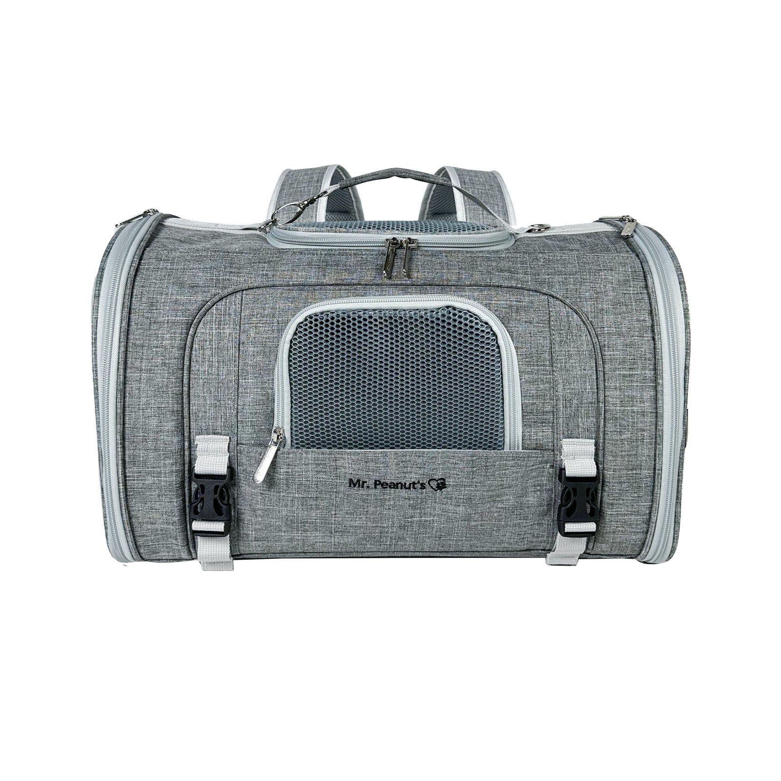 Mr. Peanut’s Monterey Series Horizontal Backpack Pet Carrier – Airline Approved & Travel Ready