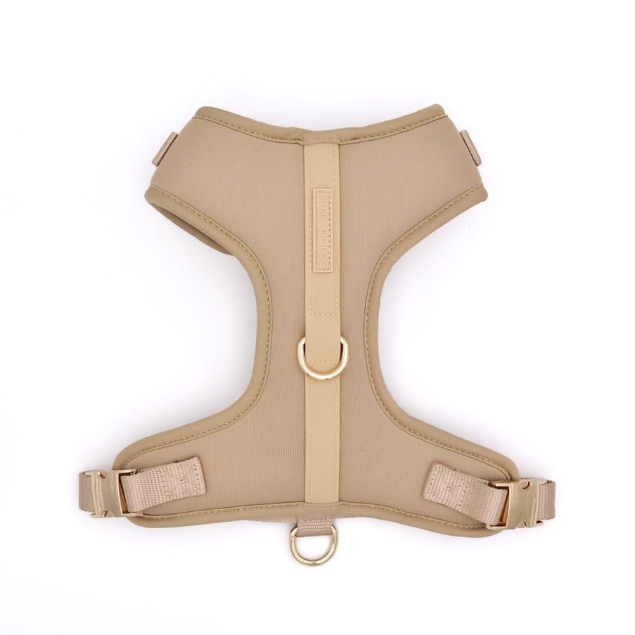 Elise Dog Harness – Adjustable, No-Pull, Comfortable & Durable for Small, Medium, and Large Dogs - Sand