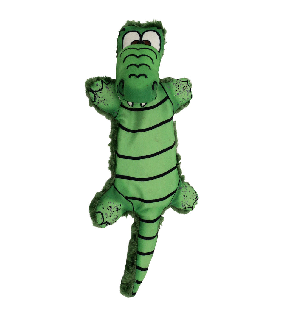 Allie Gator – Soft Crinkle Dog Toy Made in USA | Floats, Cuddly & Eco-Friendly