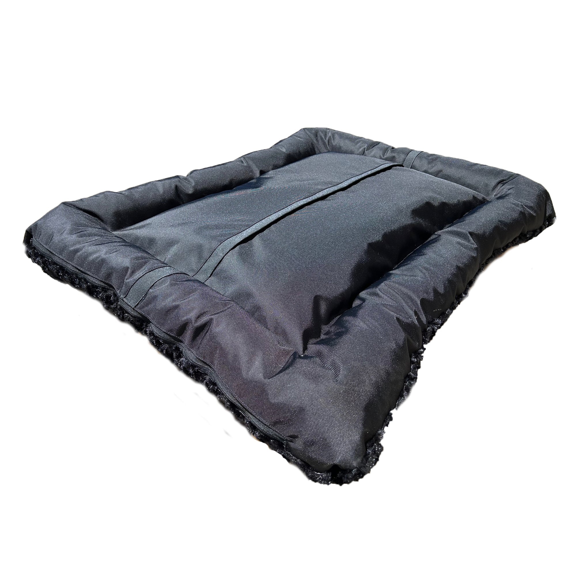 Furvana™ 'Cloud' Rectangle Bolster Dog Bed – USA Made, Soft & Supportive