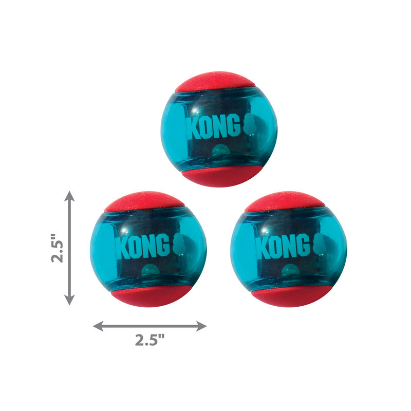 KONG Squeezz Action Ball – Durable High-Bounce Dog Toy