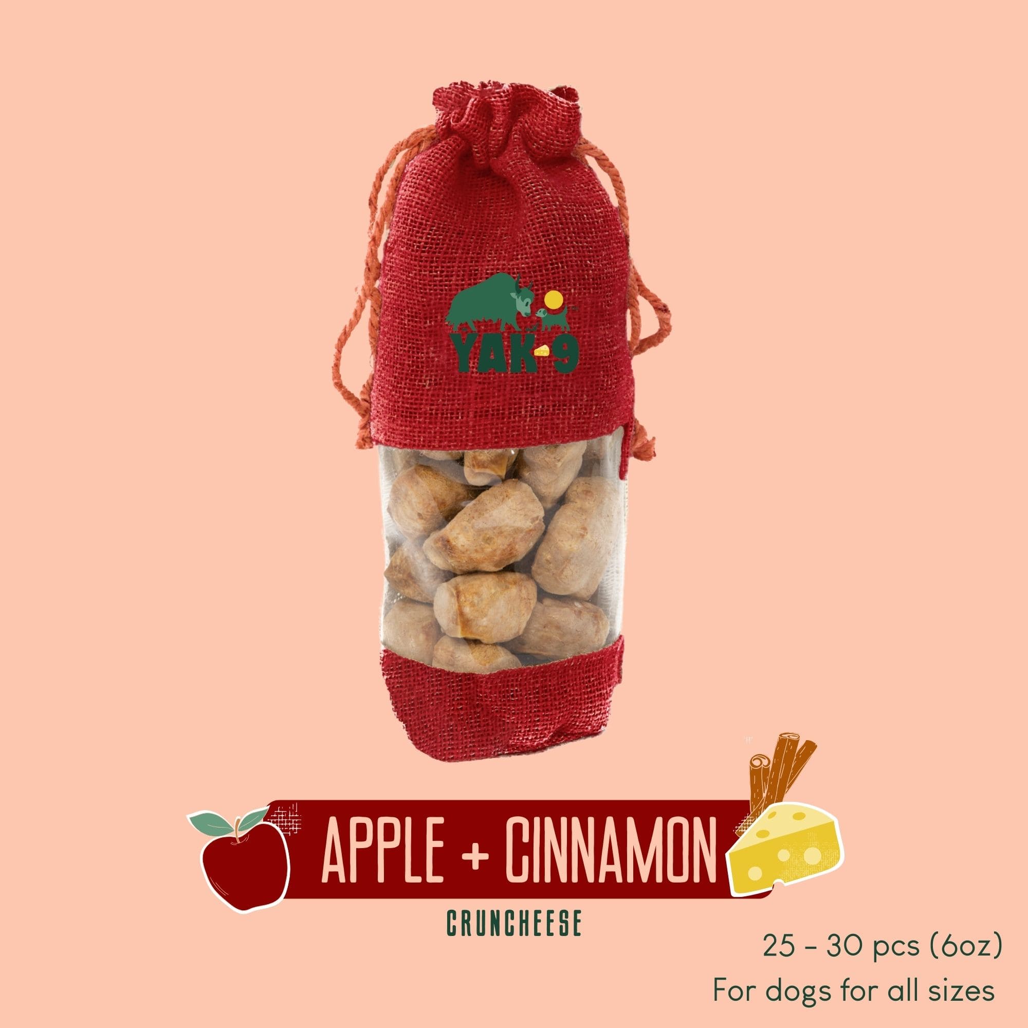 Yak9 CrunCheese Yak Cheese Dog Treats – Crunchy High-Protein Himalayan Training Treats