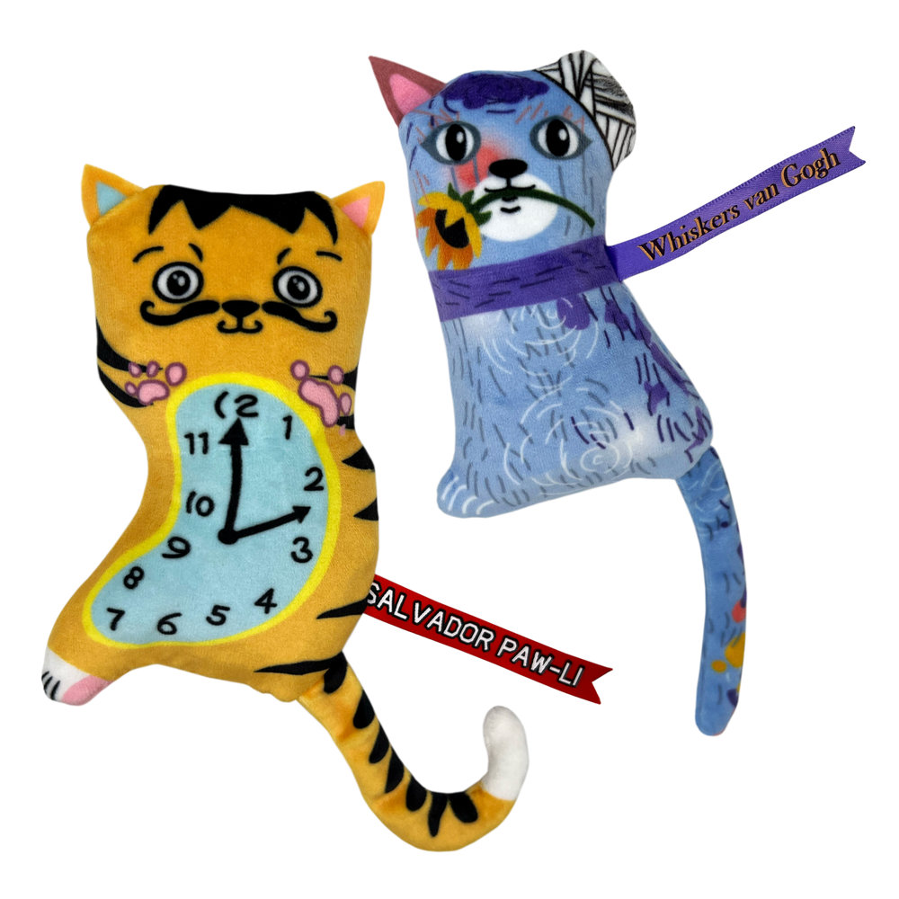 KONG Artz Cats – Dali & Van Gogh Catnip Toy Set (2-Pack)