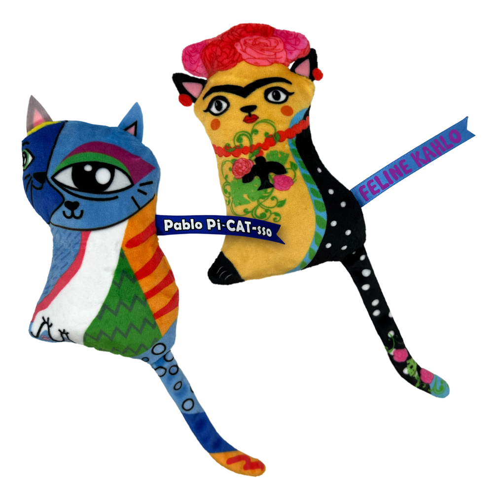 KONG Artz Cats – Kahlo & Picasso Catnip Toy Set (2-Pack)