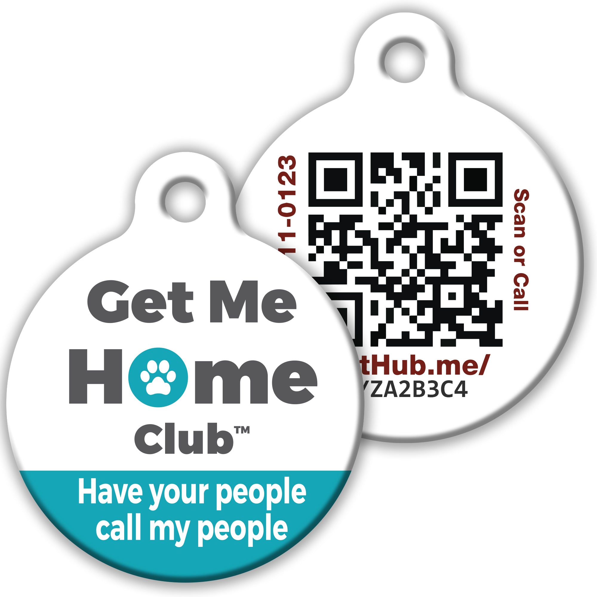PetHub QR Pet ID Tag – Original Get Me Home Club
