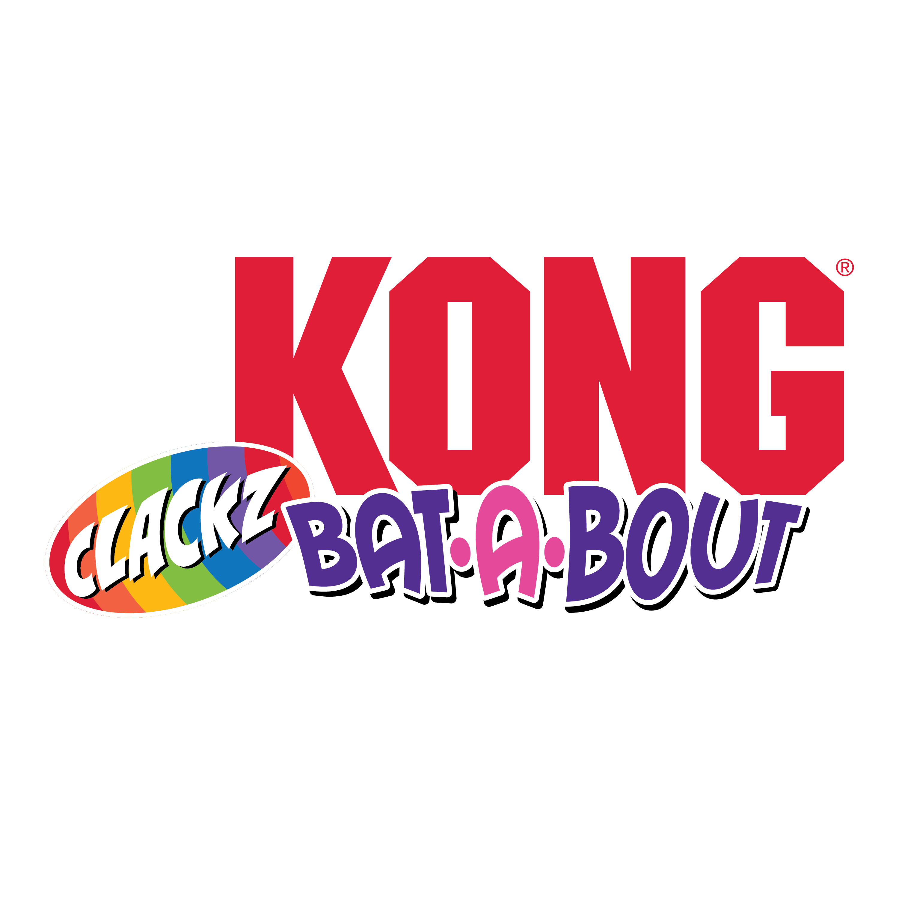 KONG Bat-a-Bout Clackz Caterpillar – Interactive Cat Toy with Catnip