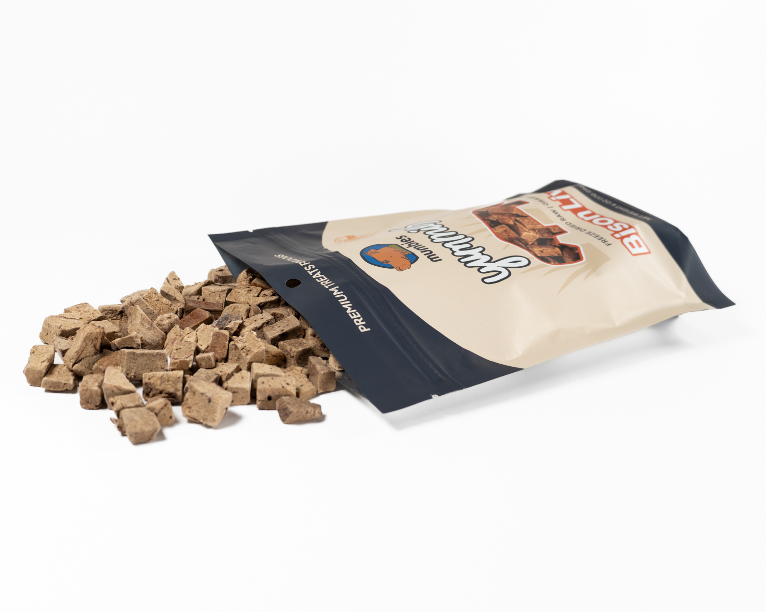 Mumbies Yummies Freeze-Dried Bison Liver Dog Treats – High-Protein Single-Ingredient Raw Organ Meat Made in the USA