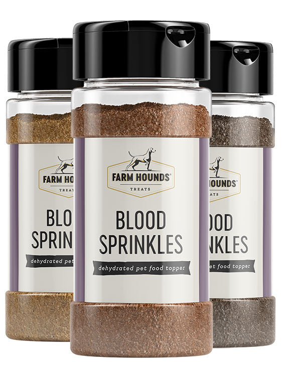 Farm Hounds Blood Sprinkles – Single Ingredient Dog Food Topper