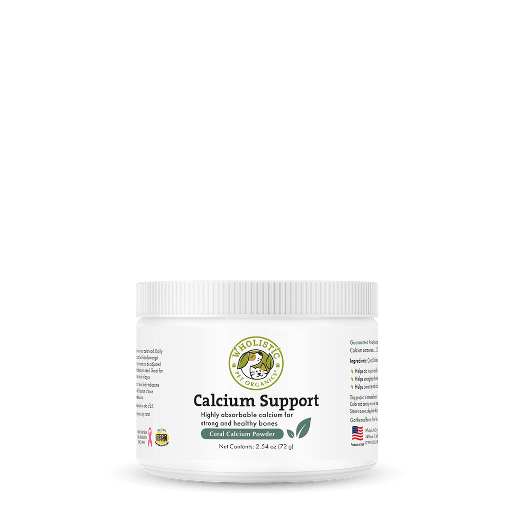 Wholistic Sea Coral Calcium™ – Natural Calcium & Mineral Supplement for Dogs & Cats