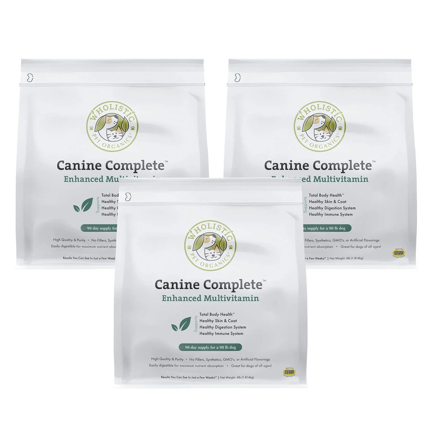 Wholistic Pet Organics Canine Complete™ – All-in-One Superfood Supplement for Dogs
