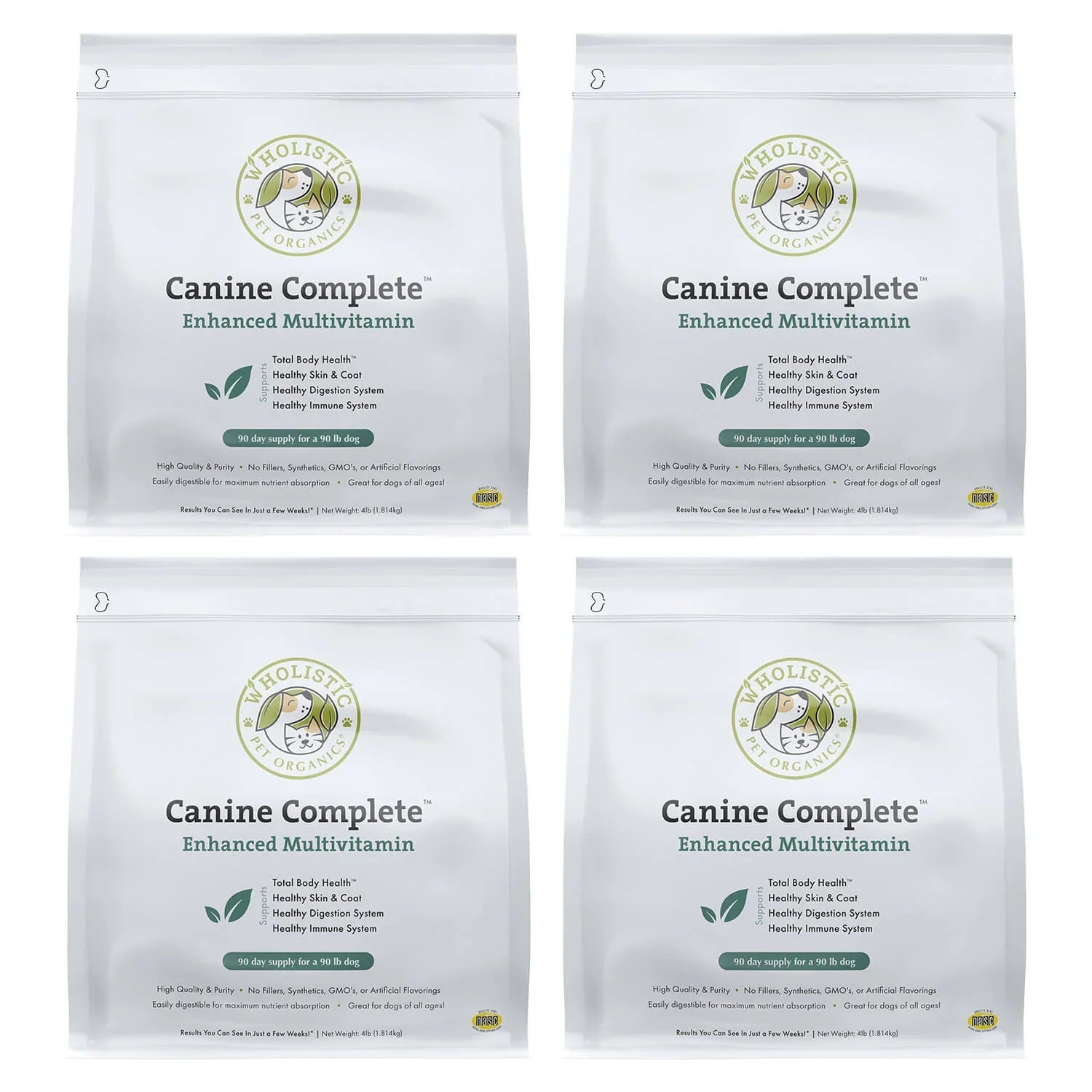 Wholistic Pet Organics Canine Complete™ – All-in-One Superfood Supplement for Dogs