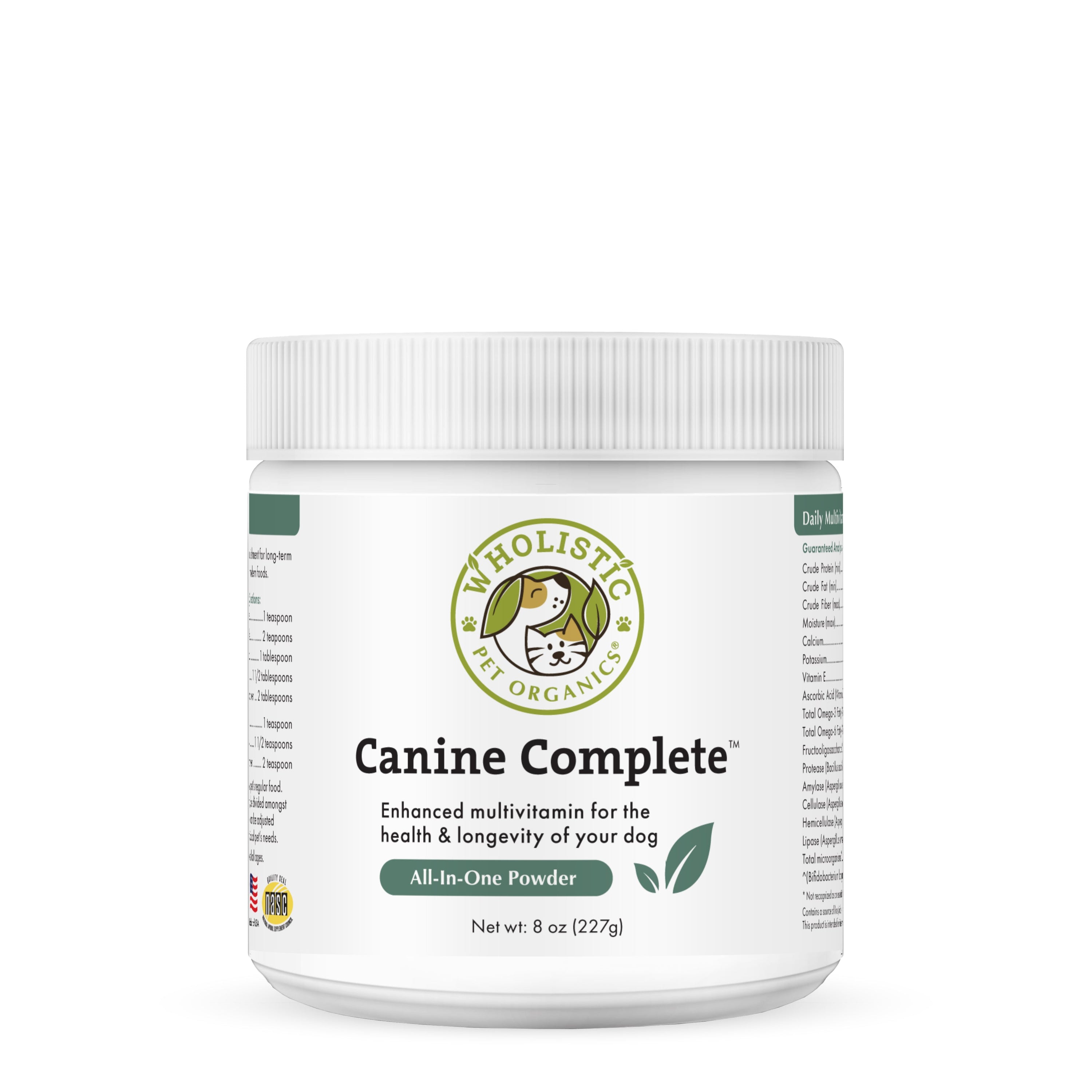 Wholistic Pet Organics Canine Complete™ – All-in-One Superfood Supplement for Dogs