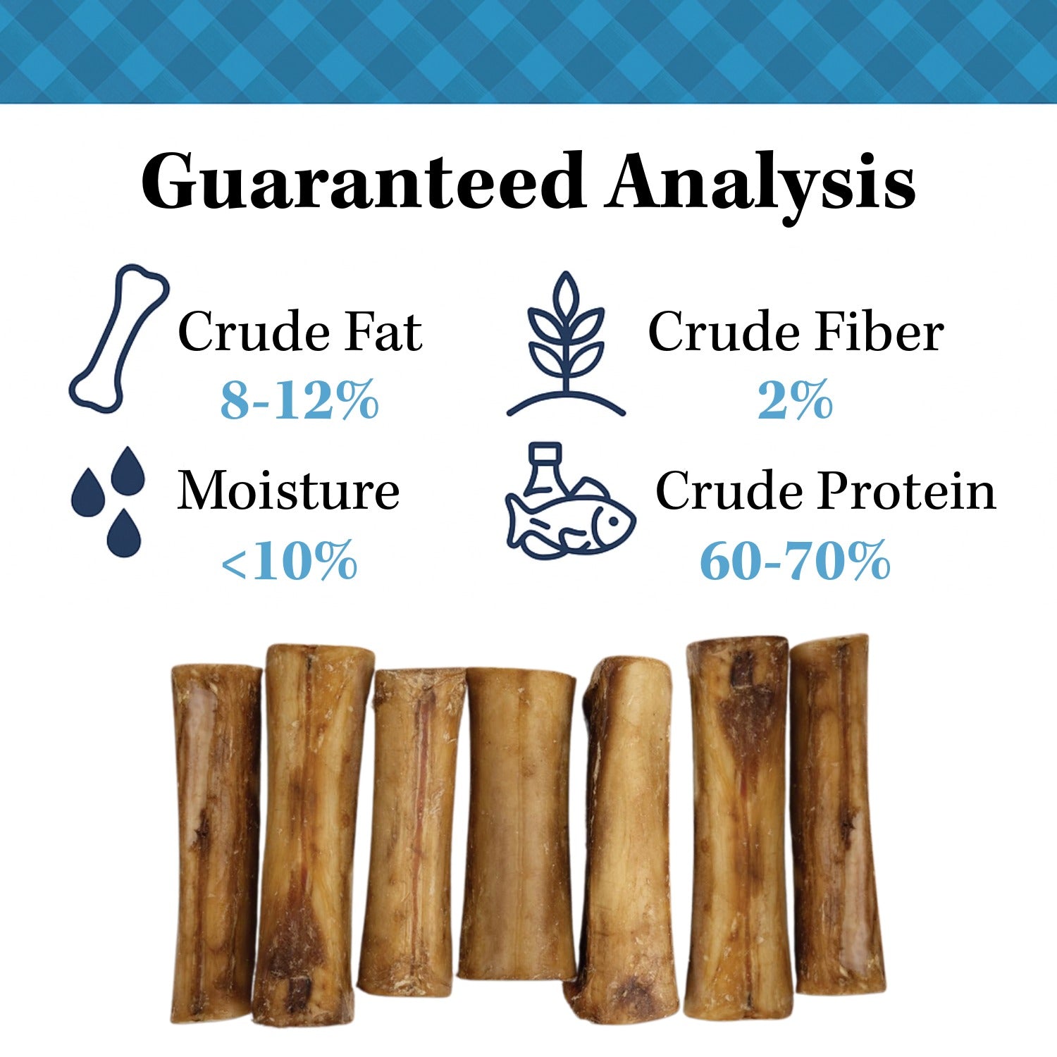 Country Living 5”–6” Beef Center Cut Bones | 5-Pack All-Natural Long-Lasting Rawhide-Free Dog Chews